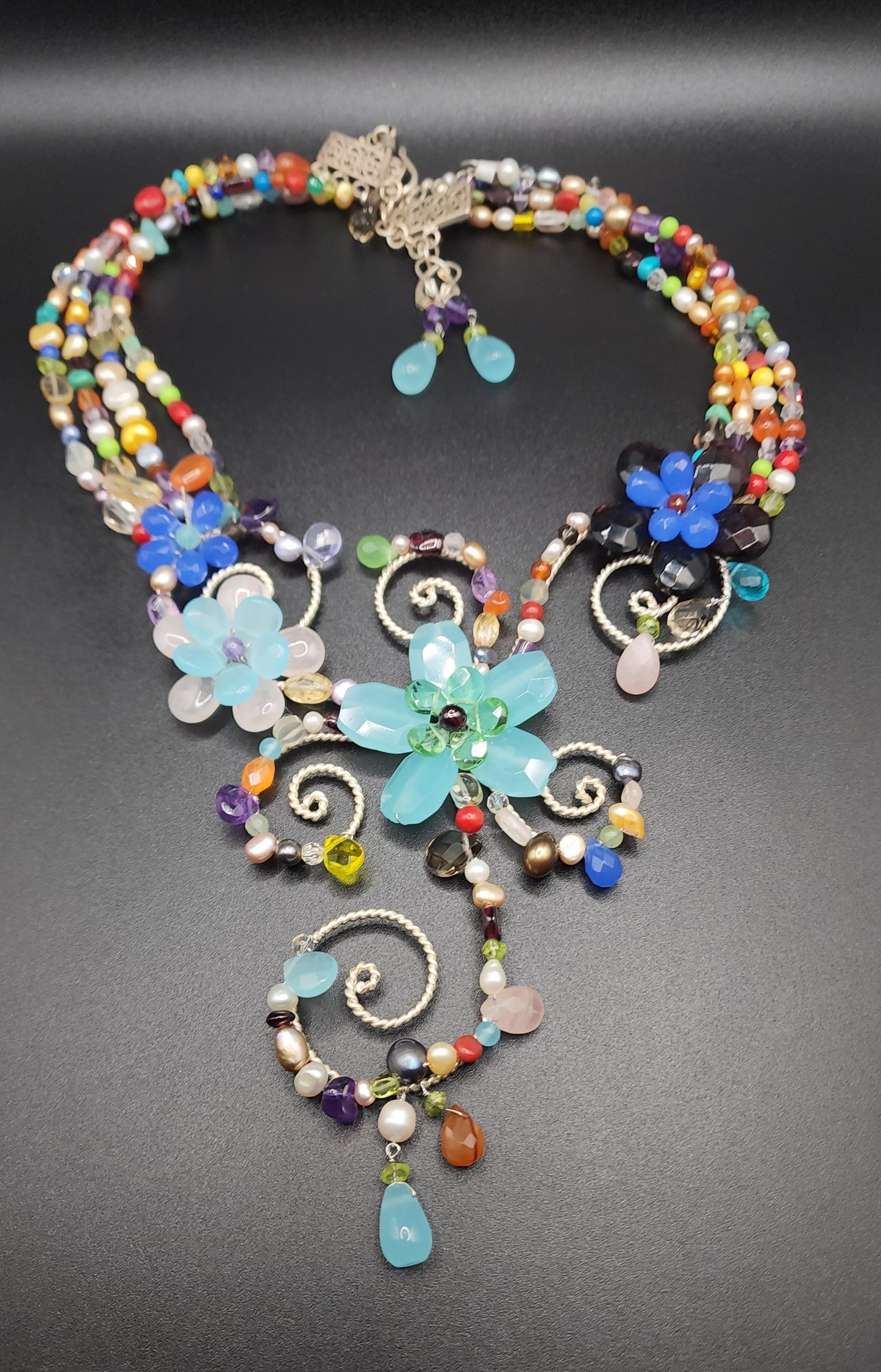 Ancestor's Garden Crystal Necklace