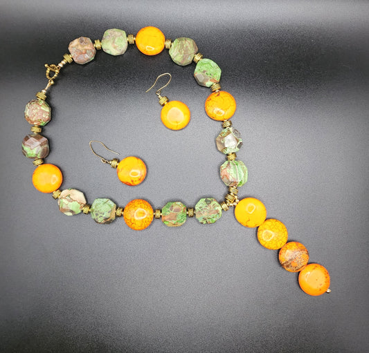 Sunset in Sedona Necklace & Earrings