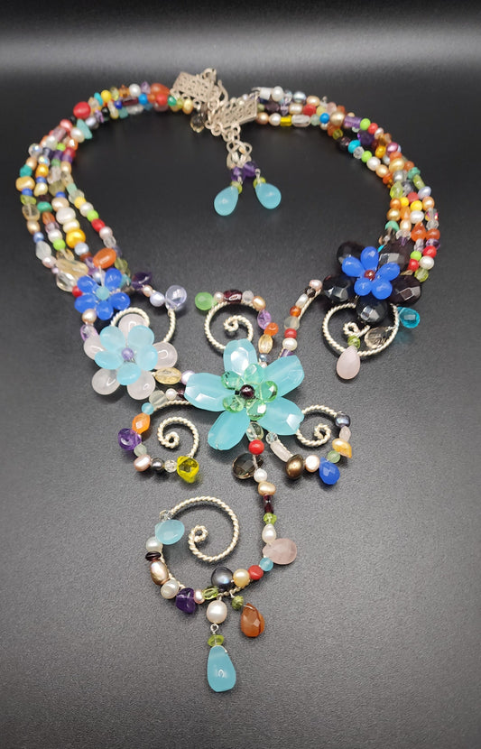 Ancestor's Garden Crystal Necklace