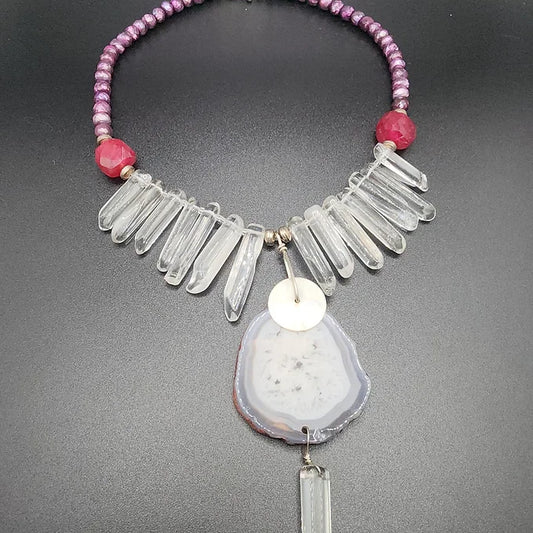 Geode Goddess Necklace